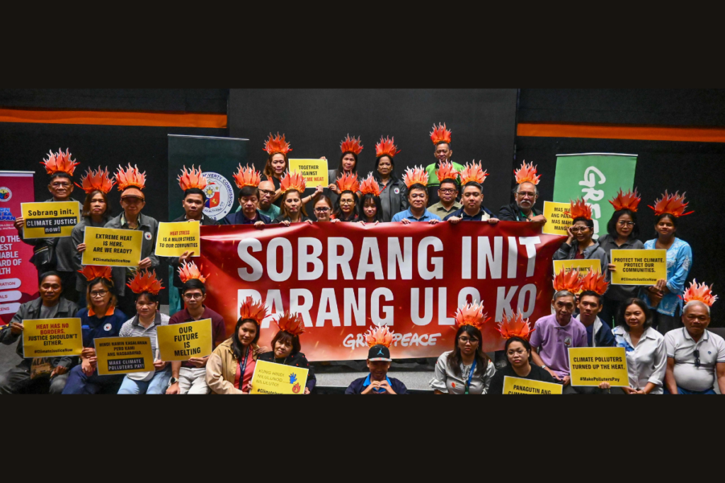 Climate advocates urge polluters to bear the costs of climate-related loss and damage. [photo credit: Alecs Ongcal]
